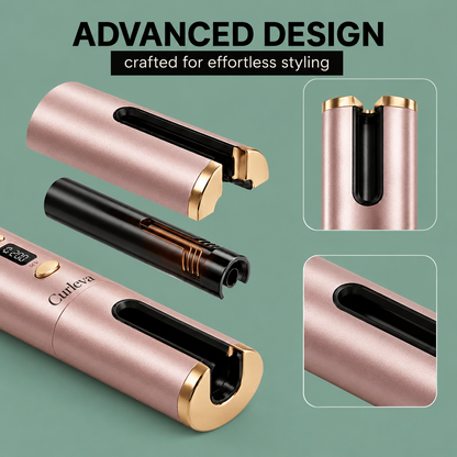 Curléva™ — Wireless Automatic Hair Curler
