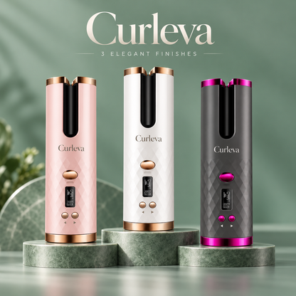 Curléva™ — Wireless Automatic Hair Curler